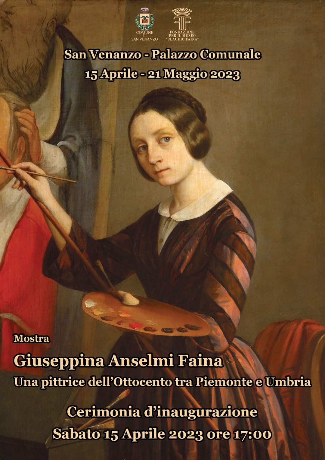 Locandina mostra Giuseppina Anselmi Faina